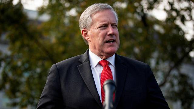 FILE PHOTO: White House Chief of Staff Mark Meadows in Washington