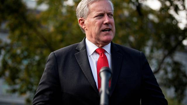 FILE PHOTO: White House Chief of Staff Mark Meadows in Washington