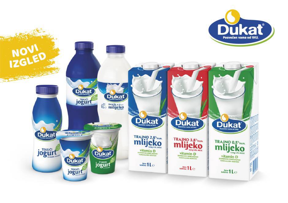 Povratak kapljice mlijeka iz sedamdesetih godina u logo Dukata priziva najljepša sjećanja iz djetinjstva
