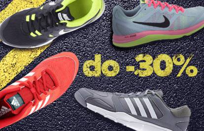 Nike, Adidas i Champion tenisice do -30%