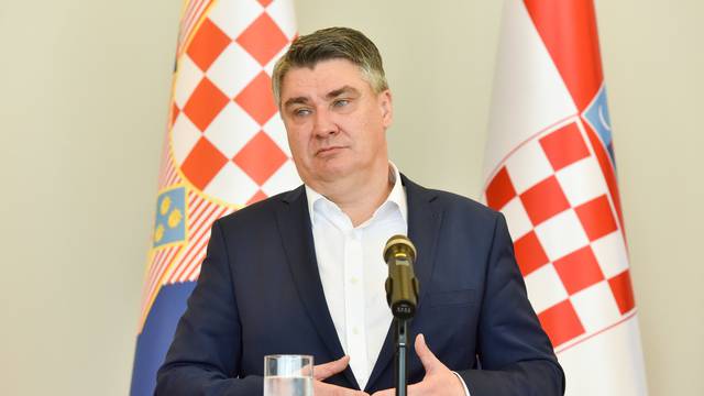 Zagreb: Predsjednik Milanović održao konferenciju za medije