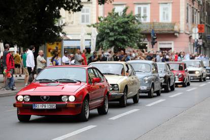 Dašak povijesti usred Rijeke: Tradicionalni susret oldtimera