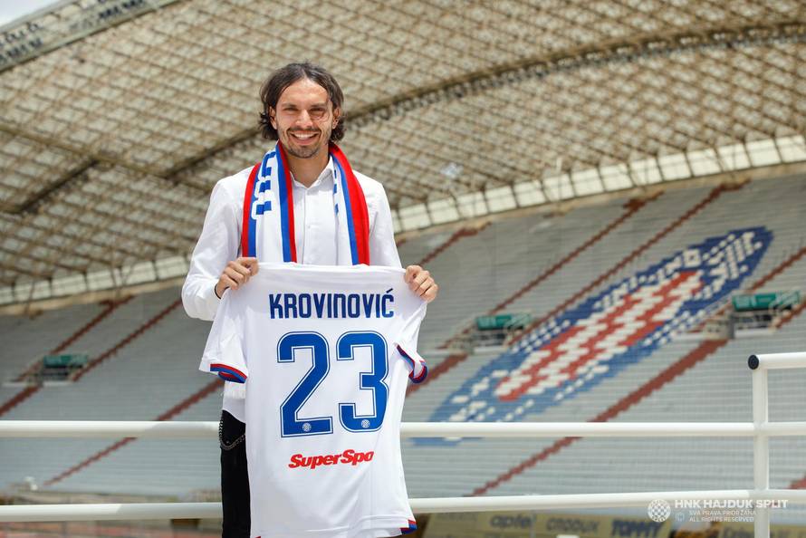 Krovinović novi igrač Hajduka! 'Dobio sam simpatične poruke. Vratit ću povjerenje na terenu'