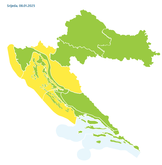 Temperature više od prosjeka, kiša i jaki udari juga: Za vikend snijeg, očekuju se novi minusi!