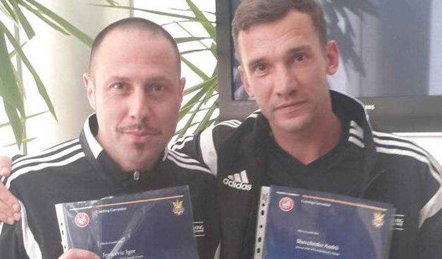 Zajedno su polagali: 'Ševčenko je spoj Ancelottija i Mourinha'