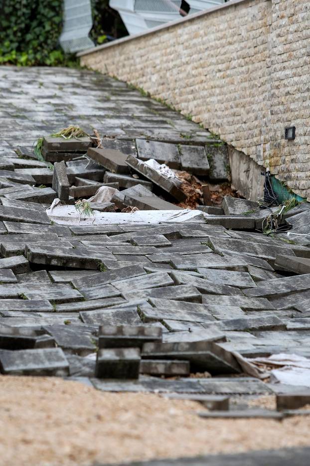 Kozino: Oštećen prilazni put koji vodi do luksuznih vila u vlasništvu Luke Modrića 