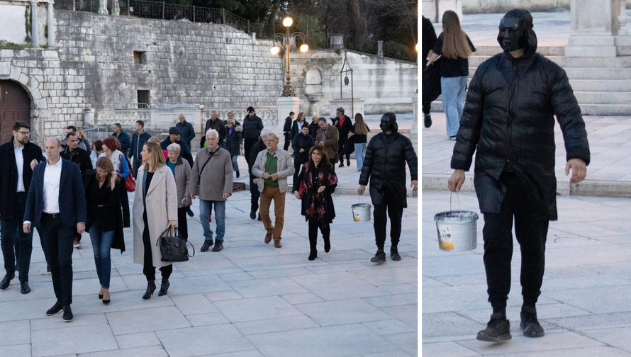 Napad na SDP-ovce u Zadru: 'Maskirani idiot nas je polio tekućinom i dao se u bijeg...'