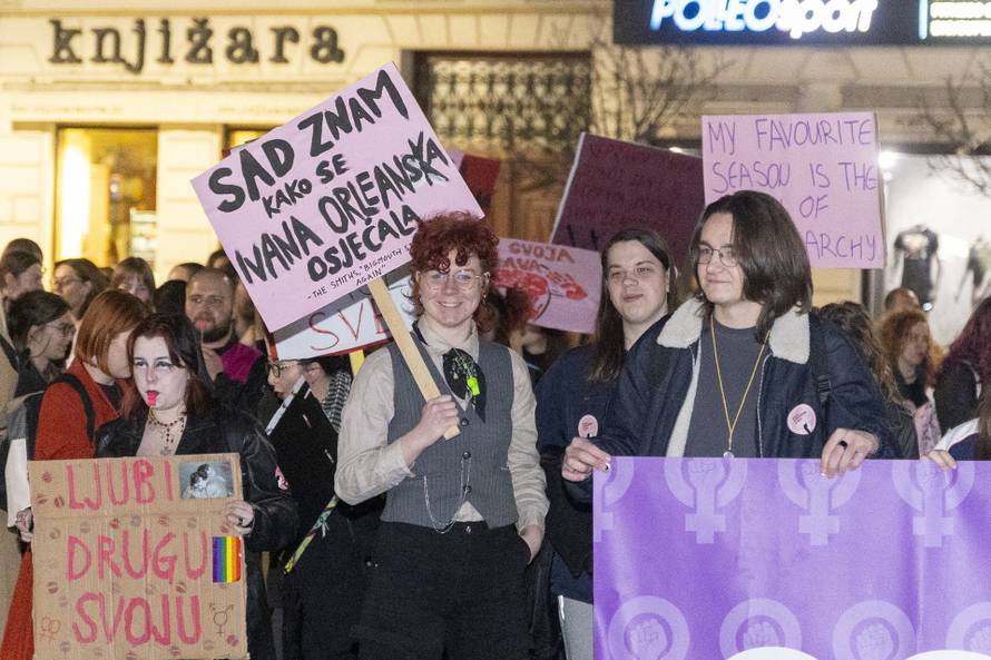 Osijek: Noćni marš za prava i ravnopravnost žena