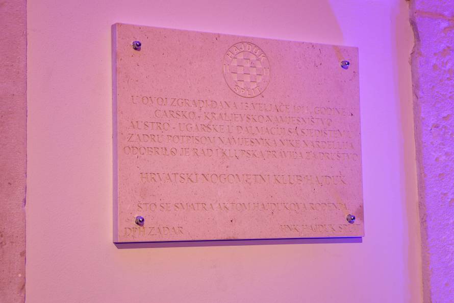 Zadar: Svečana proslava 114. rođendana Hajduka
