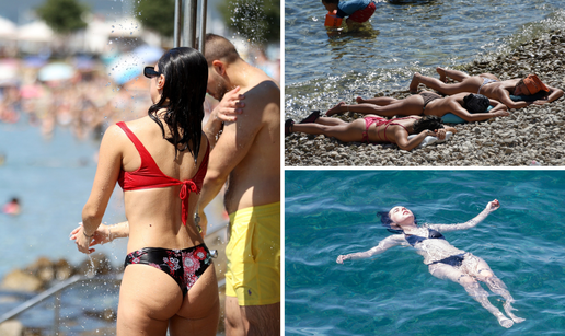 Svi se skidaju, kako i ne bi! U 6 sati Dubrovnik se probudio na nestvarnih 34°C, a Split na 32°C