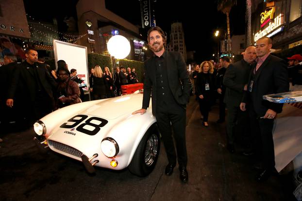 Cast member Bale arrives for a special screening for the movie "Ford v Ferrari" in Los Angeles