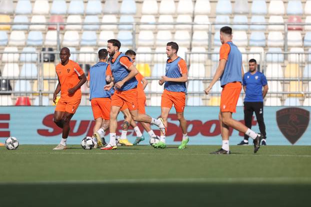 Rijeka: Trening nogometaša Šibenika uo?i finala kupa protiv Hajduka