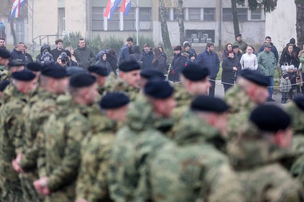 Zagreb: Ispraćaj 42. hrvatskog kontingenta u NATO-ovu operaciju potpore miru