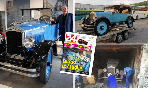 Najstariji auto u Hrvatskoj opet vozi: 'Restaurirali smo ga dan i noć, a svi dijelovi su originalni'