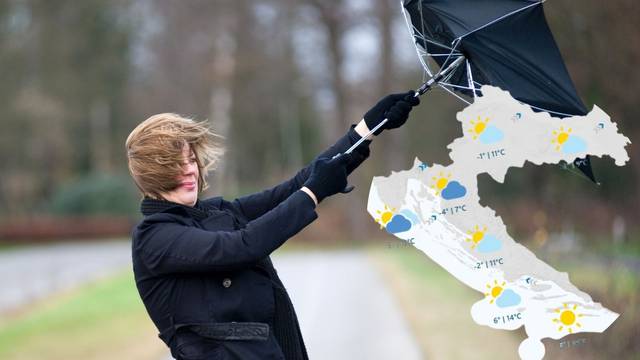 Stiže južina i kiše, evo kakvo nas vrijeme čeka sljedeći tjedan