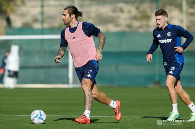 FOTO Hajdukovce u Španjolskoj dočekali idealni uvjeti. Gattuso s kapom 'dirigirao' igračima