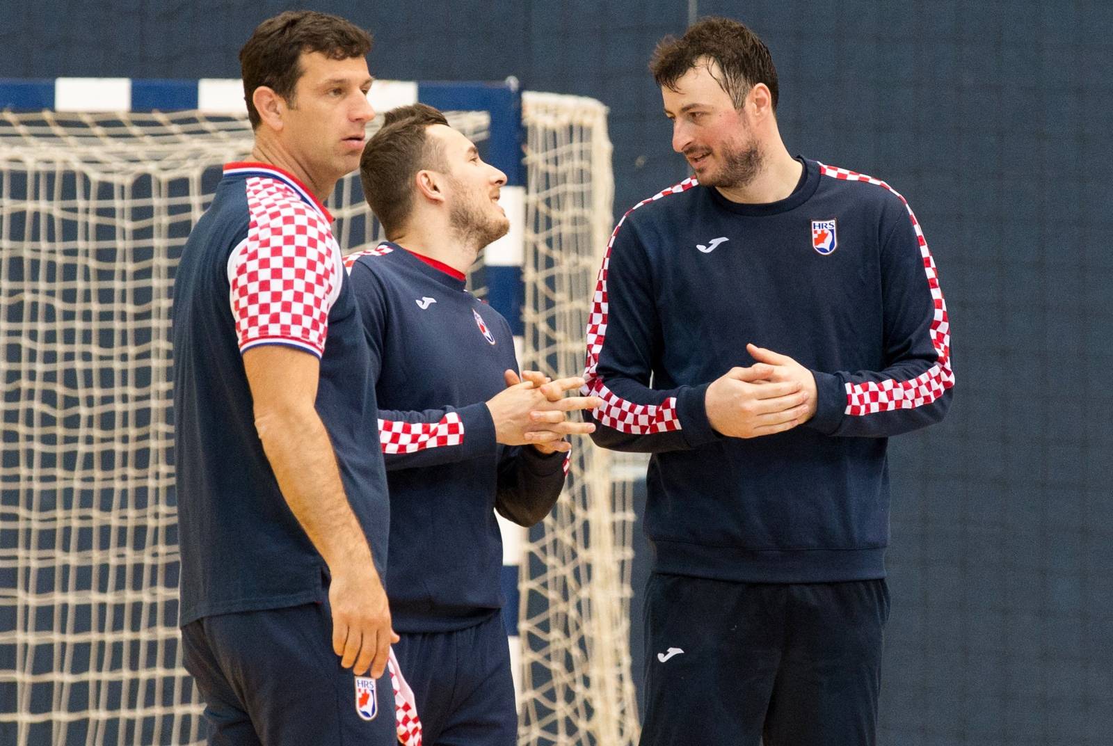 Osijek: Trening hrvatske rukometne reprezentacije