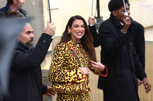Guests at Chanel Haute Couture Spring/Summer 2026 show in Paris