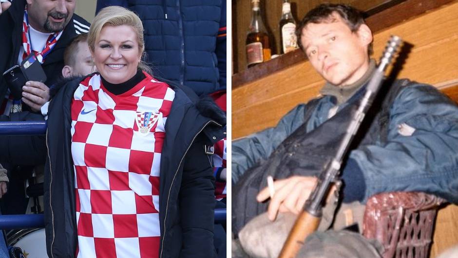 Kolinda na utakmici s obitelji vukovarskog heroja Nicoliera