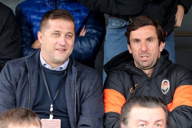 Harkiv: Darijo Srna i Dario Zahora pratili utakmicu mladih izme&dstrok;u &Scaron;ahtara i Dinama