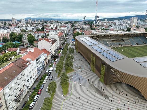 FOTO Ovako će za godinu i pol izgledati stadion Kranjčevićeva