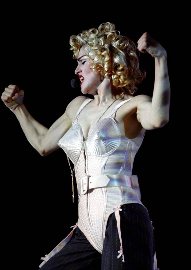 See Madonna’s tour outfits – including an update on her iconic cone bra look