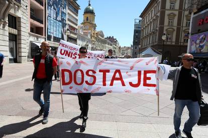 Prosvjedi protiv mjera u Rijeci, Zagrebu, Splitu, Dubrovniku...