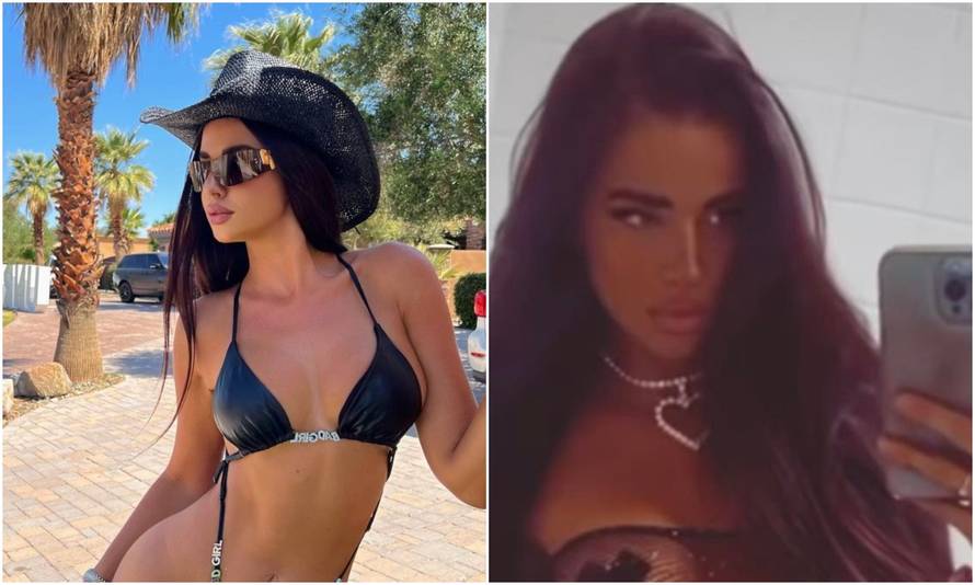 Knoll partija u Kaliforniji, a ovo je 'vruća' fotka iz kupaonice: Grudi joj drže samo naljepnice