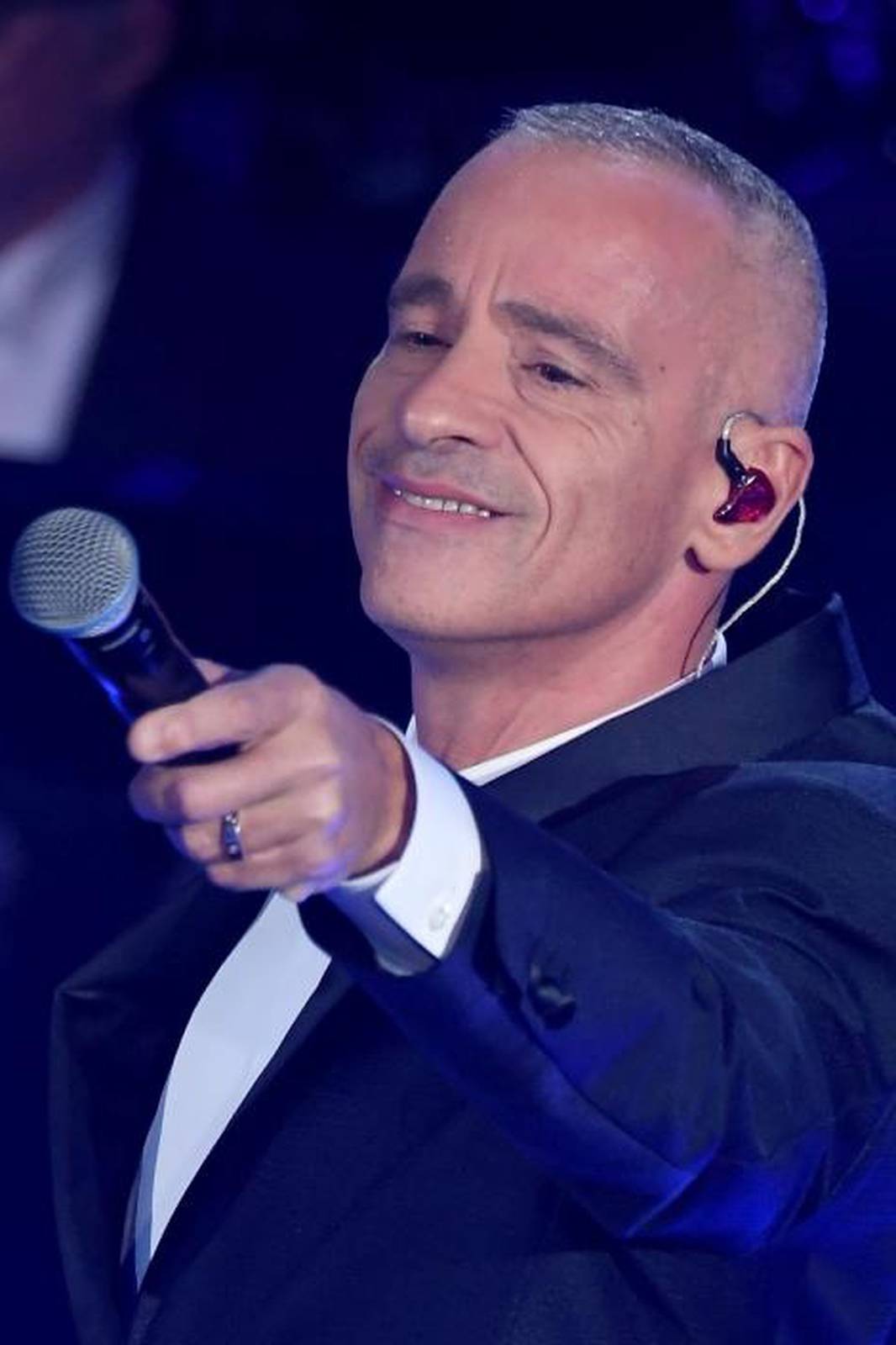 Sanremo, 69th Festival of Italian song 2019. Final evening. Eros Ramazzotti