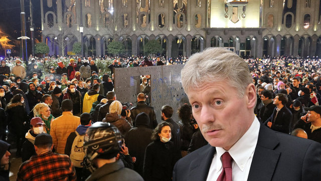U Kremlju su zabrinuti zbog provokacija u Gruziji, Peskov: 'Pomno pratimo cijelu situaciju'