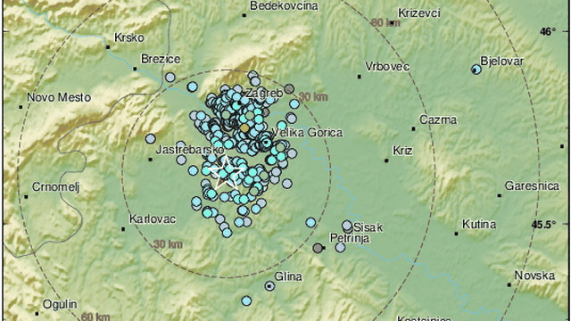 Novi potres od 2,6 Richtera kraj Zagreba: 'Jako je zatreslo, već dugo nismo ovako skočili!'
