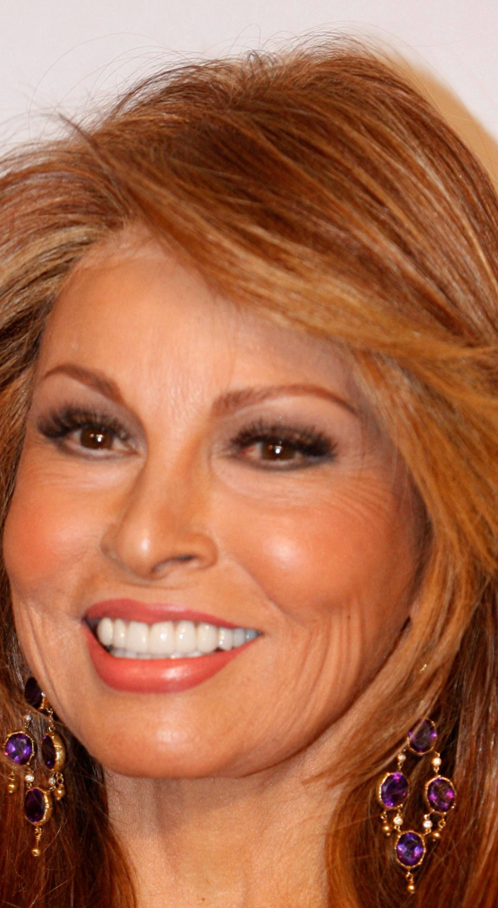 FILE PHOTO: Actress Raquel Welch arrives at the Carousel of Hope Ball in Beverly Hills