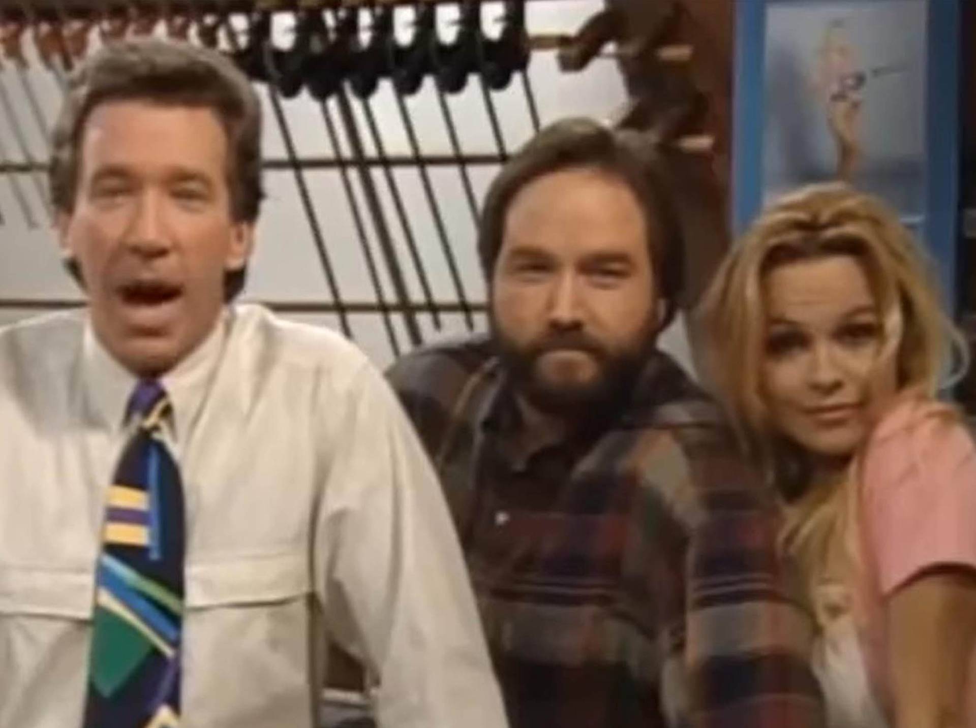 Pamela Anderson made a cameo appearance on the TV show "Home Improvement".