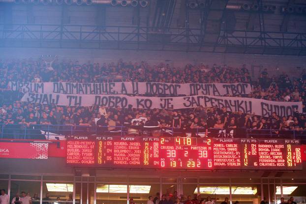 Beograd: Košarkašku utakmicu Crvena Zvezda - Partizan obilježili navijački neredi 