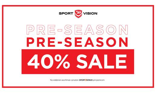 U tijeku je veliko predsezonsko sniženje u Sport Vision trgovinama i online!