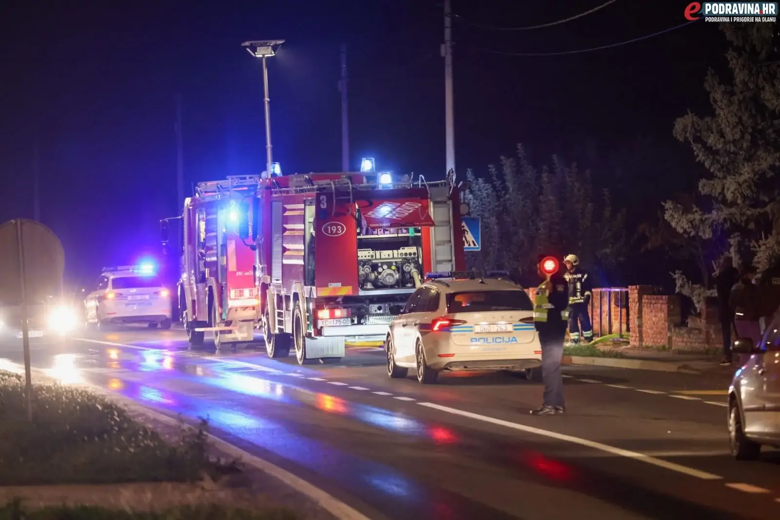 FOTO Gorjela kuća u Koprivnici