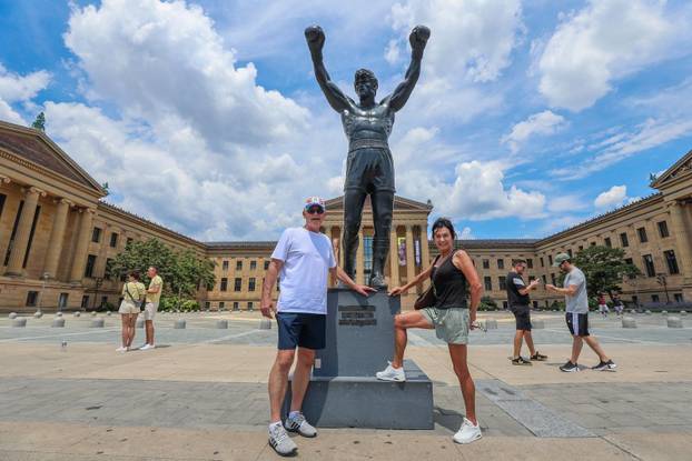 SP 2026 Philadelphia: Hrvatski navijači posjetili popularne Rocky Steps i Rocky Statue