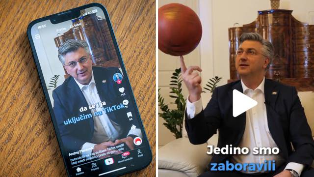 Air Plenković je postao TikToker. Objavio prvi video. Netko mu je dobacio loptu: 'Jel bilo dobro?'