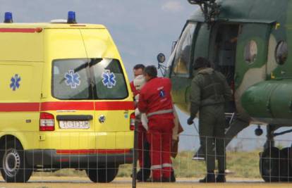 Teško opečenog Hvaranina su prevezli helikopterom u Split