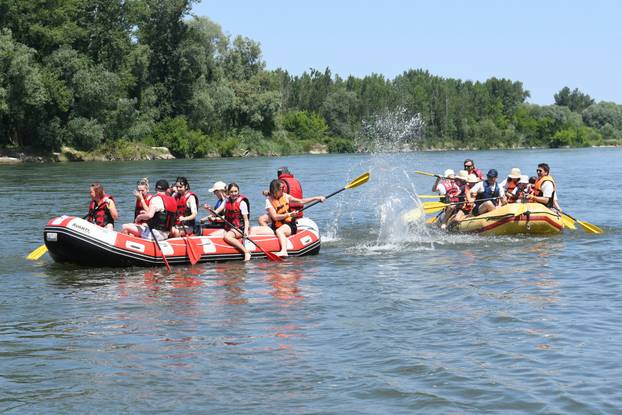 Rafting Hrvatskom Amazonom - Drava 2025. od legradskog ušća Mure u Dravu do Ješkova