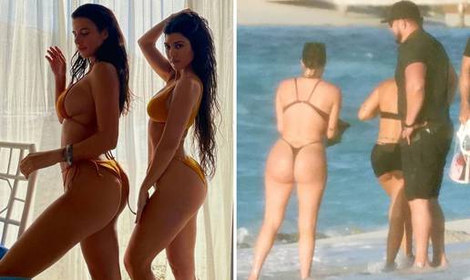 Ups! Paparazzo fotke sestara Kardashian u tangicama. Nisu ni slične onima koje one objave...