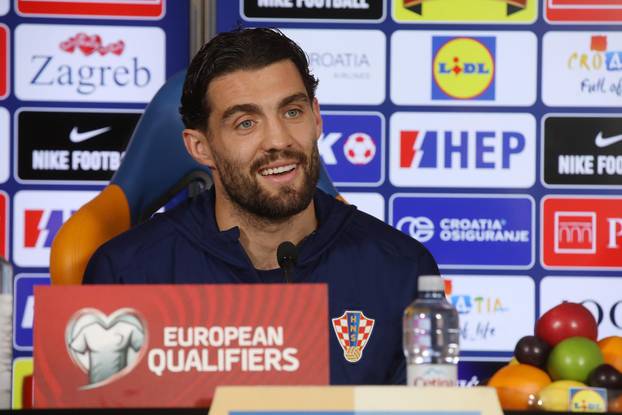 Varaždin: Konferencija za medije reprezentacije Hrvatske uoči kvalifikacijske utakmice za SP protiv Gibraltara