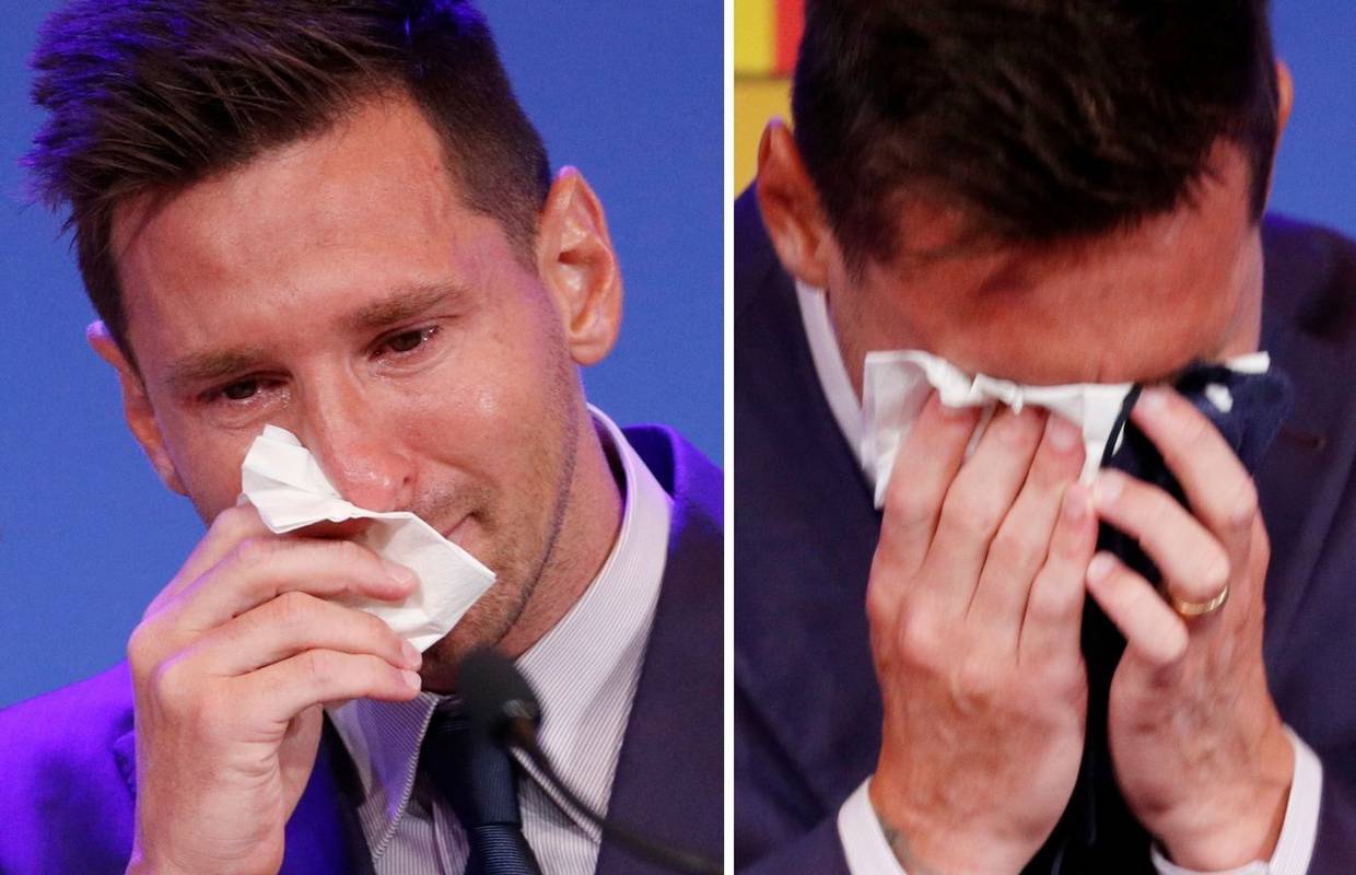 VIDEO Messi se rasplakao: Htio sam otići na terenu. Ne vraćam se više u Barcu, Pariz? Polako...
