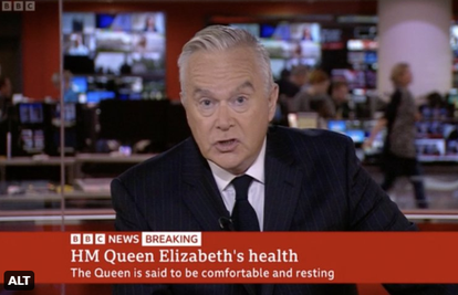 BBC-jev voditelj je nosio crnu kravatu od podne, čekao je šest sati i objavio smrt kraljice
