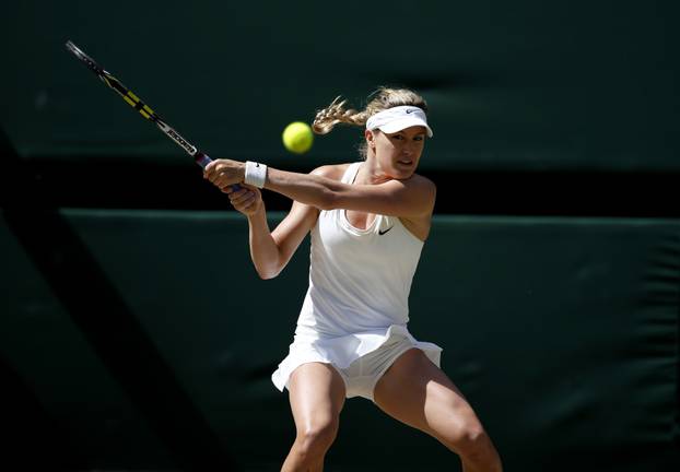 London: Wimbledon, Eugenie Bouchard - Simona Halep