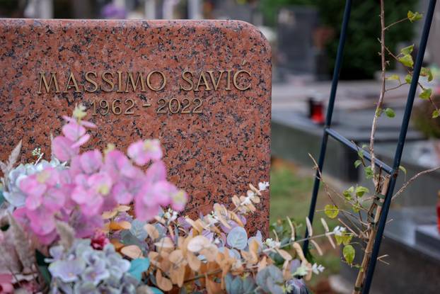Zadar: Grob Massima Savića na 3. obljetnicu njegove smrti 