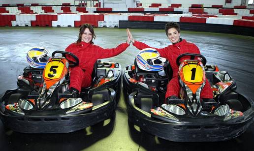 Lorena i Barbara vole brzinu, karting voze zbog adrenalina