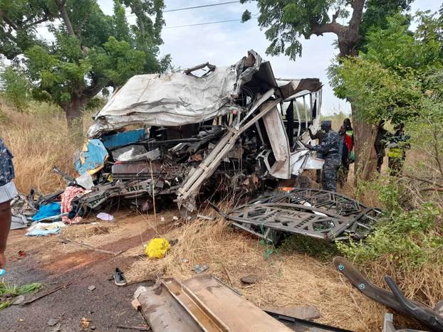 Bus collision in Senegal kills 38