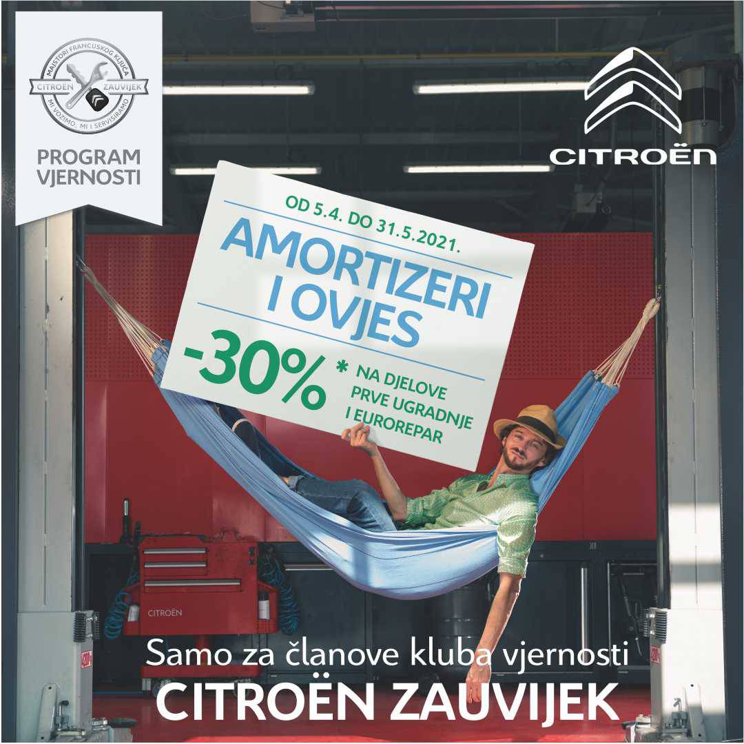 Citroën servisna akcija za amortizere