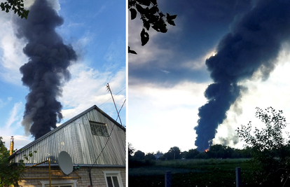 Veliki požar na istoku Ukrajine: Rusi su granatirali skladište goriva, 14 ljudi je ozlijeđeno